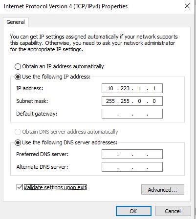 Windows Network Setup